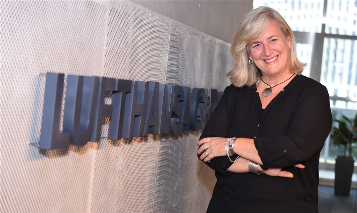 A diretora de Vendas Brasil do Lufthansa Group, Annette Taeuber