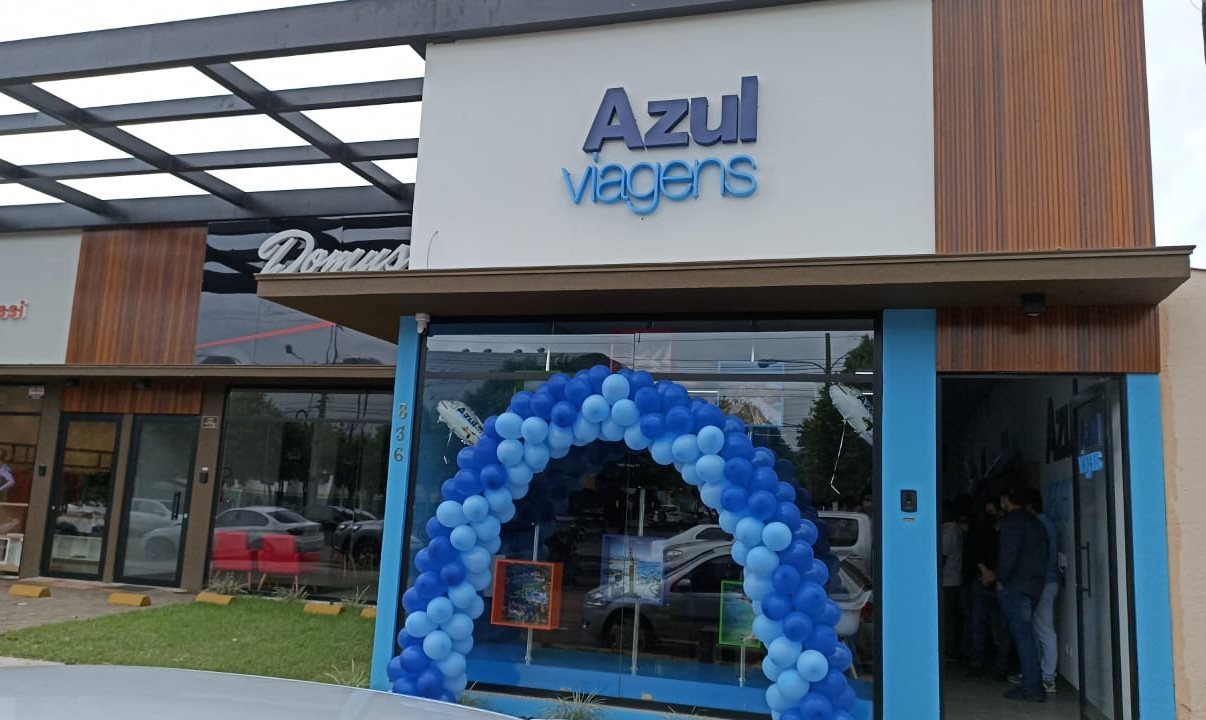 A nova loja Azul viagens foi inaugurada hoje (19)