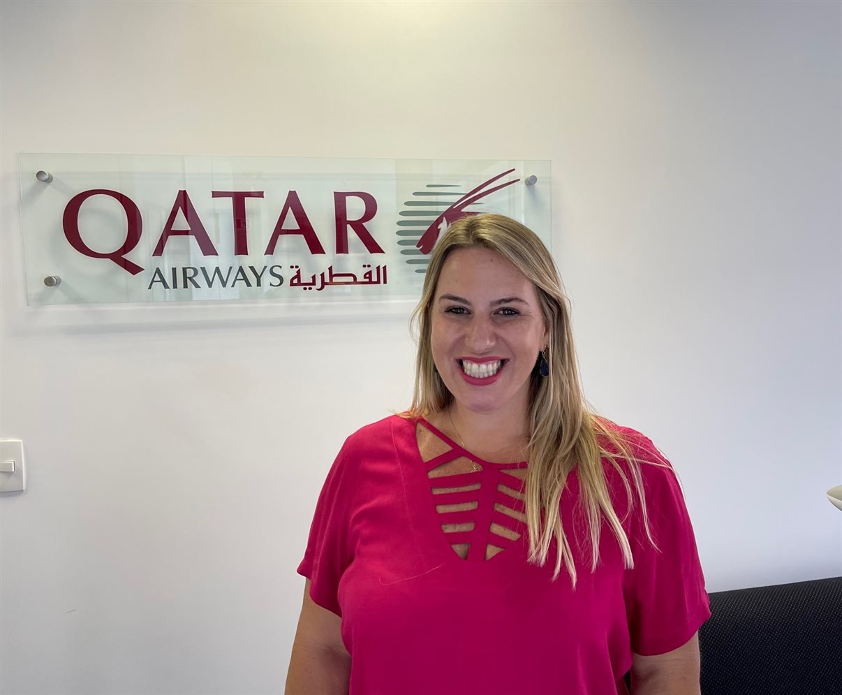 Adriana Tolentino, novo reforço da Qatar Airways