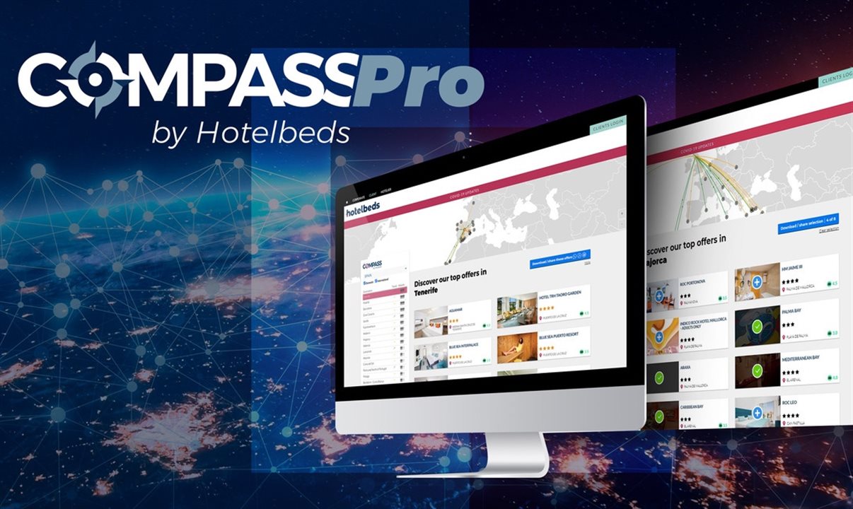 O The Compass Pro foi lançado hoje (1) pela Hotelbeds