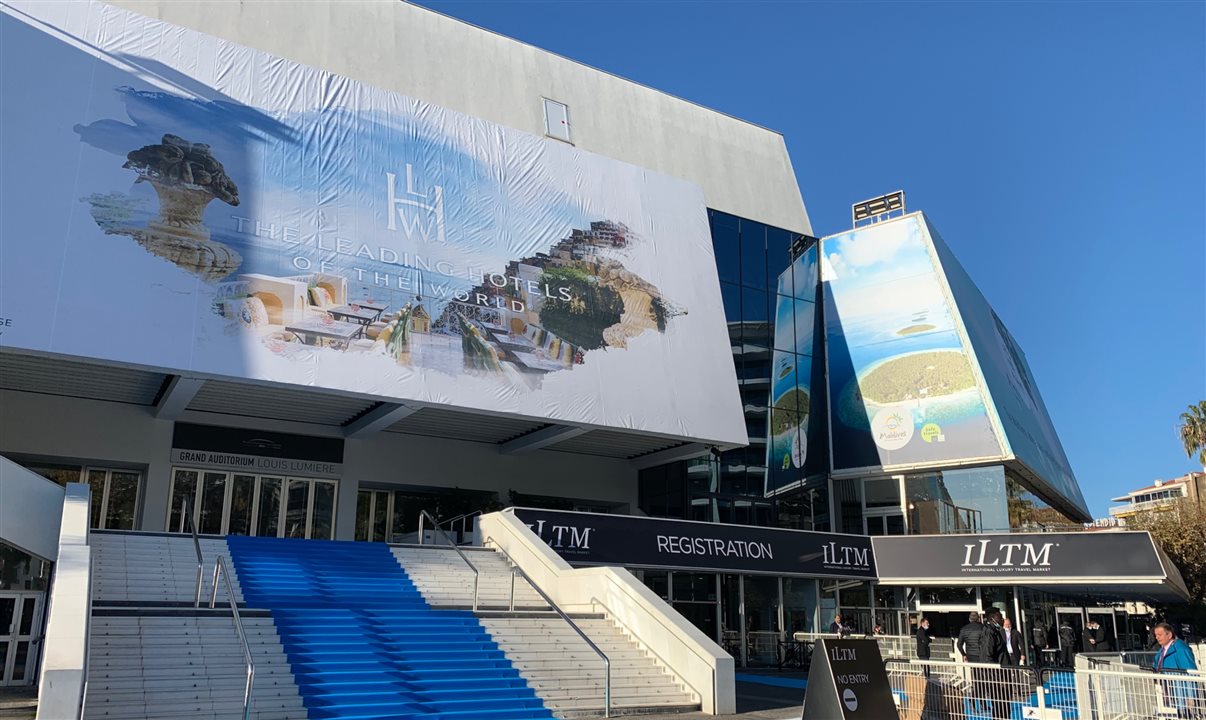 Manhã de céu azul em Cannes para receber o primeiro dia de ILTM Cannes 2021