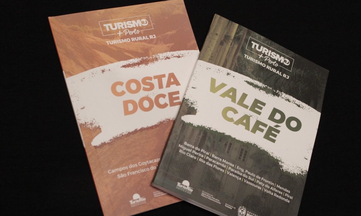 Os Guias de Turismo Rural RJ do Vale do Café e da Costa Doce forma lançados ontem (20)