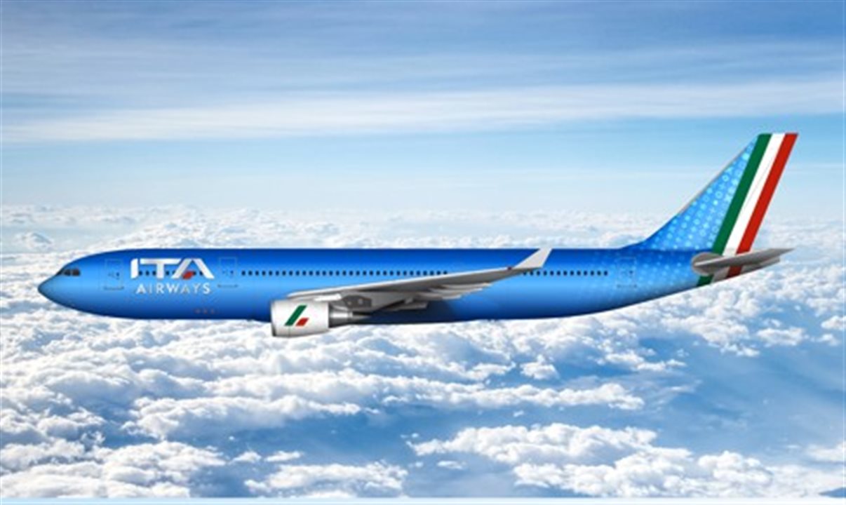 A italiana Ita Airways cresceu 364% em tráfego on-line no Brasil na comparação entre 2022 e 2023