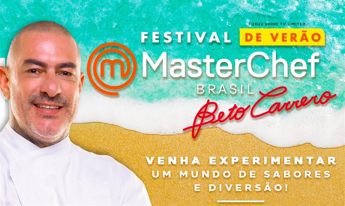 O chef Henrique Fogaça vai participar do Festival MasterChef, no Beto Carrero