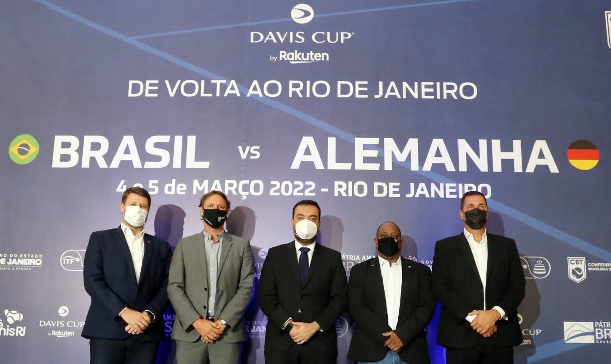 A Copa Davis terá confrontos entre Brasil e Alemanha realizados na capital fluminense