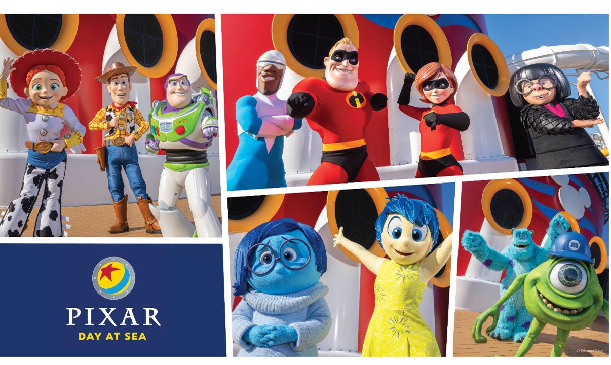 A celebração permite que as famílias brinquem, dancem, cantem e nadem com os personagens da Pixar