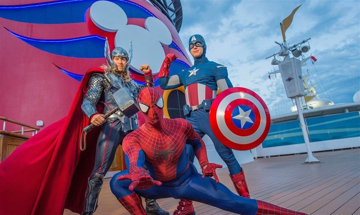 O Marvel Day at Sea acontecerá em nove cruzeiros de cinco noites no Caribe a partir do dia 7 de janeiro de 2023