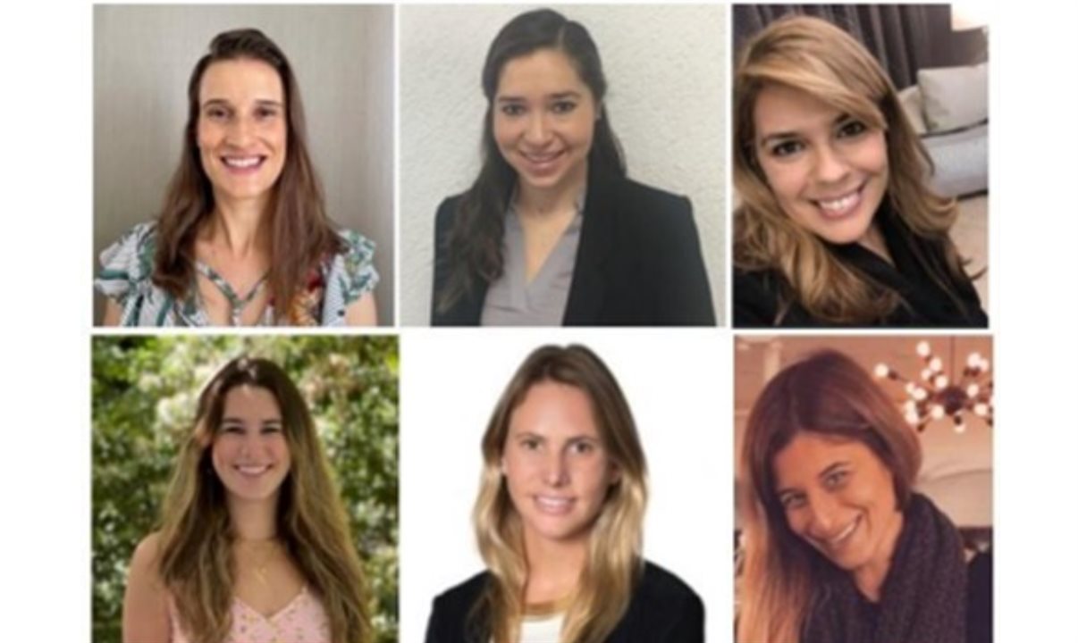 Rafaela Branco, Jessica Esparza, Natalia Aldacour-La Borie, Lily Schernecker, Delfina Guemes e Carrie Kerner 