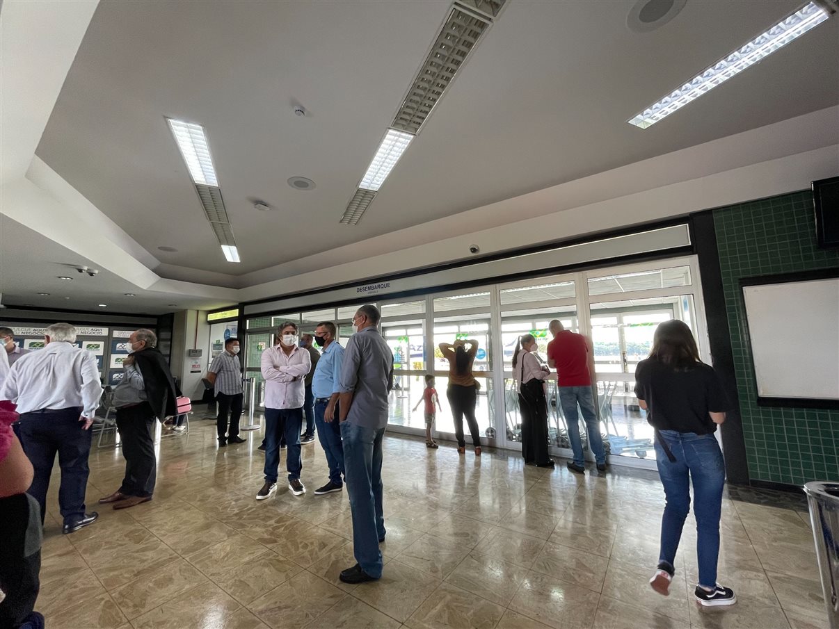 O Aeroporto internacional de Ponta Porã voltou a receber voos comerciais com a chegada da Azul