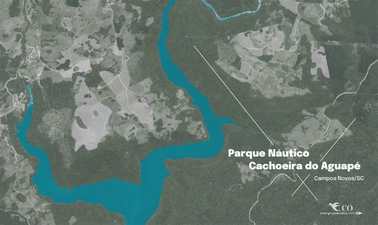 As obras serão localizadas nas margens do Lago da Usina Hidrelétrica de Campos Novos (SC)