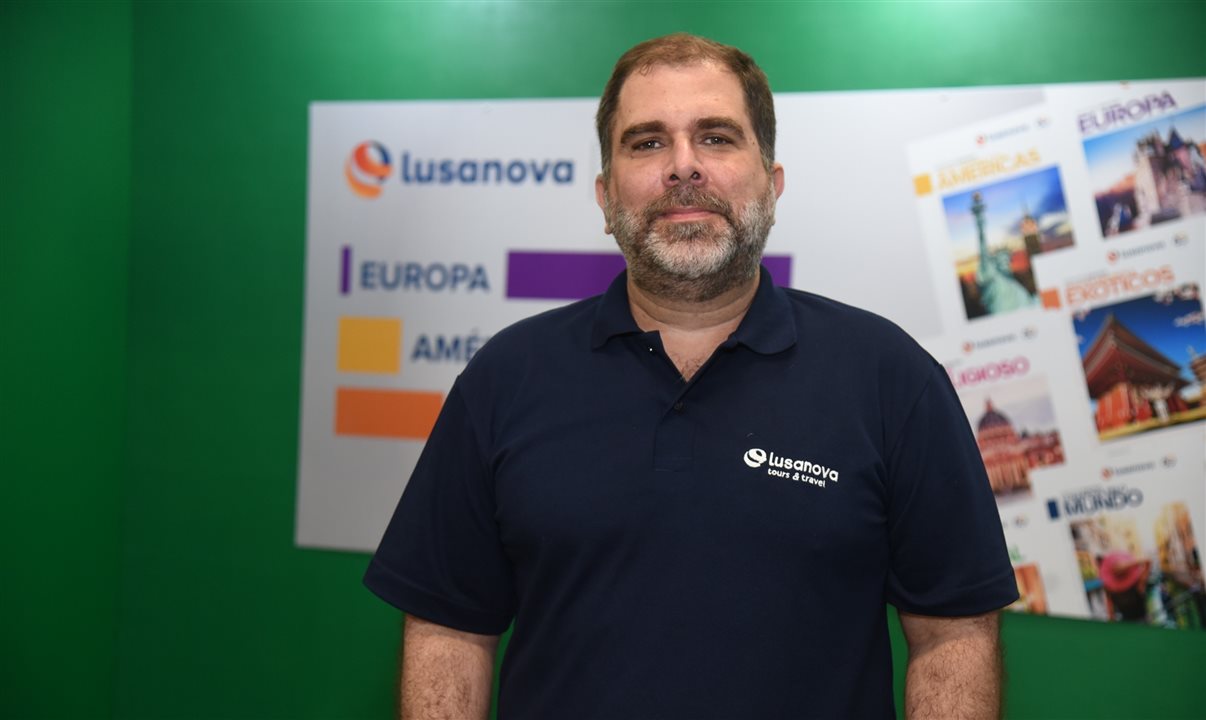 Sérgio Vianna, diretor comercial da Lusanova, Segundo Vianna, diz que o Réveillon em Portugal é um dos produtos de maior sucesso da operadora no Brasil