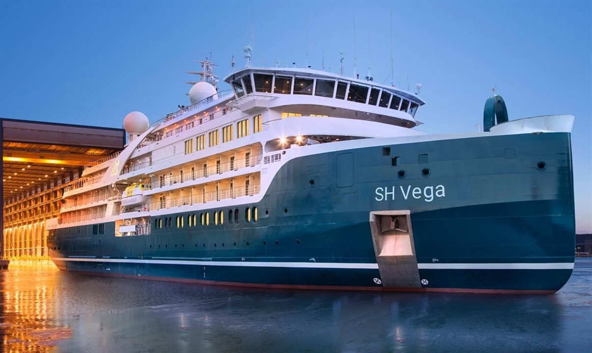 O SH Vega terá seu cruzeiro inaugural de onze dias no dia 29 de maio partindo de Edimburgo