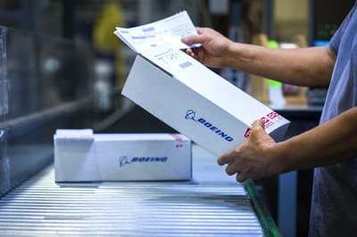 A Boeing Distribution vendeu cerca de 70 mil produtos de peças por meio de seu site