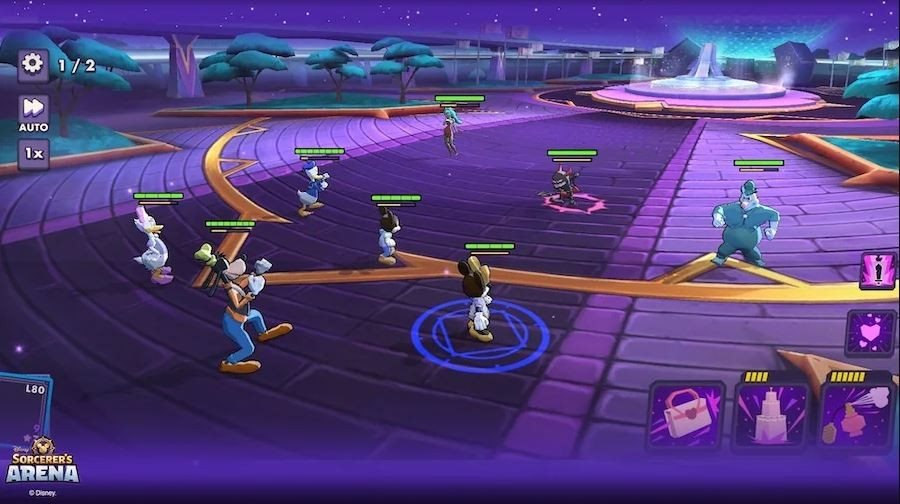 Disney Sorcerer's Arena oferece conta com jogadas inspiradas nas atrações dos Parques Disney