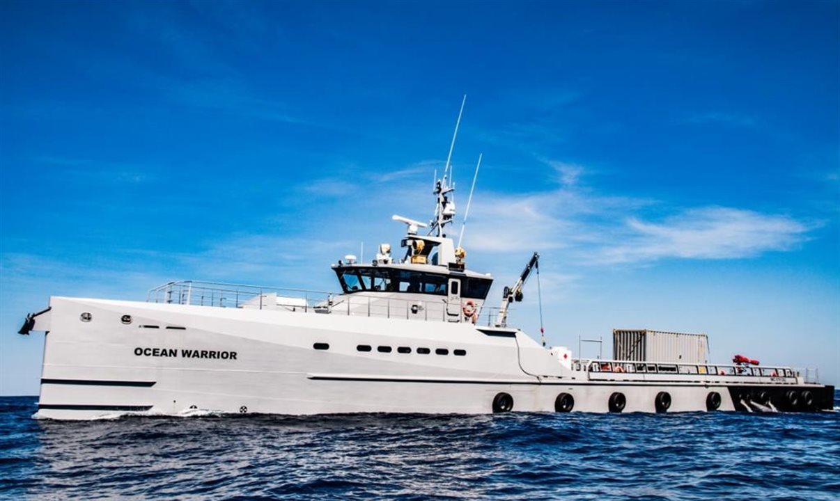 O Ocean Warrior é um dos dez navios da Sea Shepherd, organização internacional de defesa pela conservação marinha e com a maior frota privada de navios do mundo
