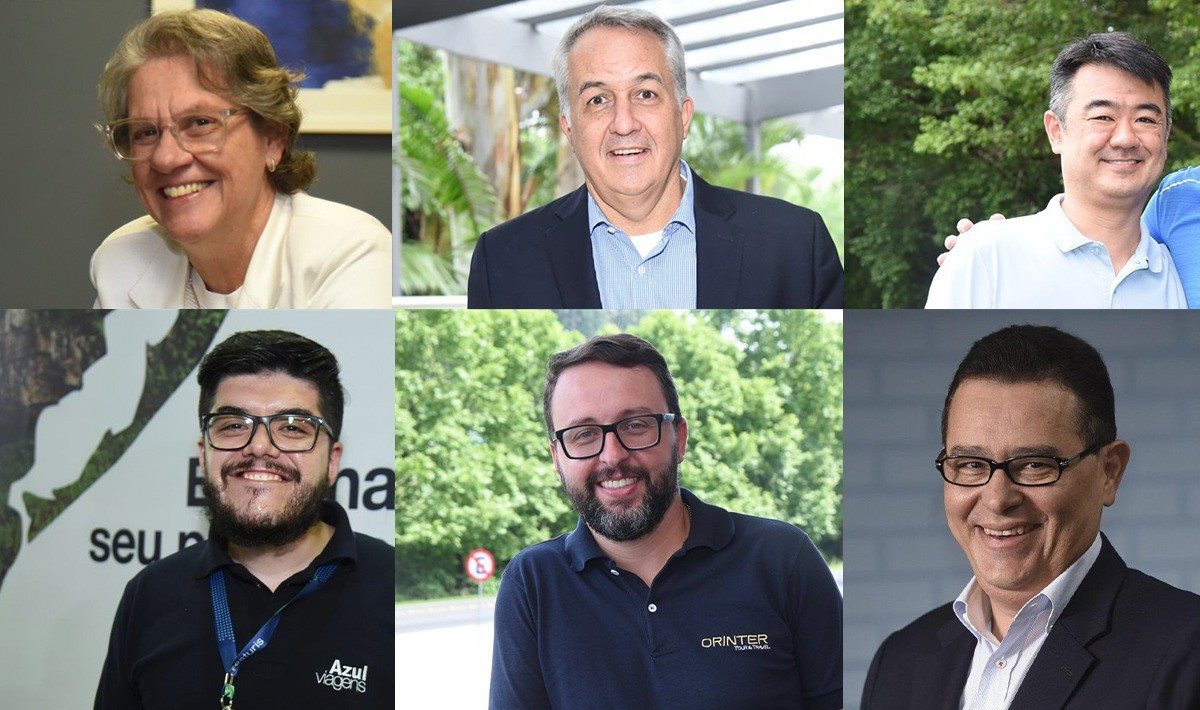 Ana Maria Berto, Sylvio Ferraz Jr., Renato Kido, Paulo Biondo, Roberto Sanches e Edson Ruy: Melhores Profissionais de Operadoras 2022