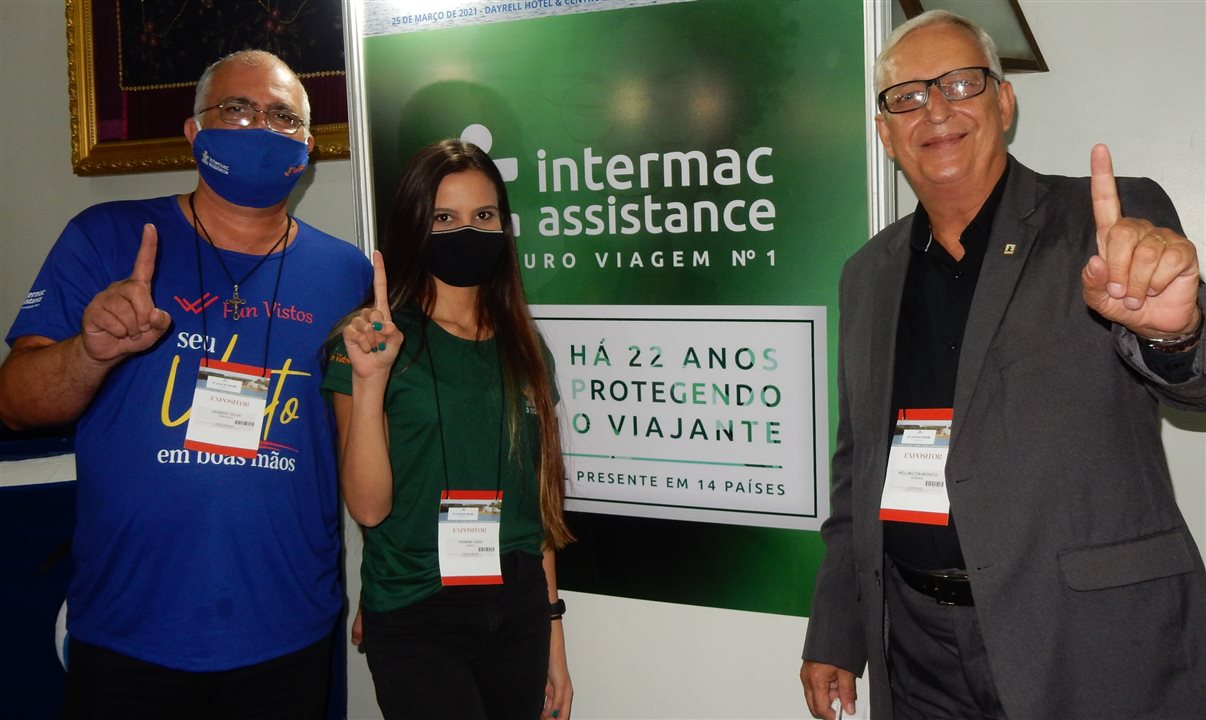 Herbert Silva, Yasmine Carla e Wellington Morato, da Intermac Assistance