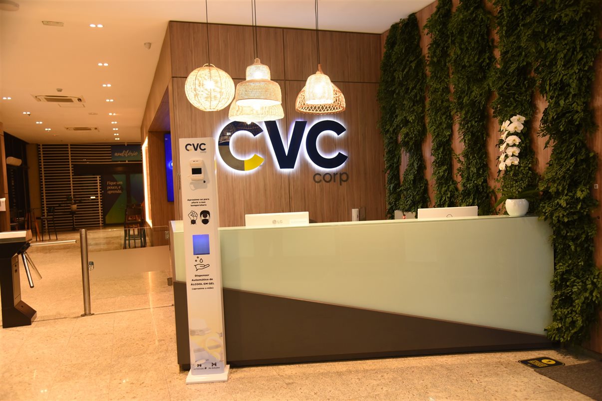 Entrada do CVC Corp Tower, em Santo André (SP)