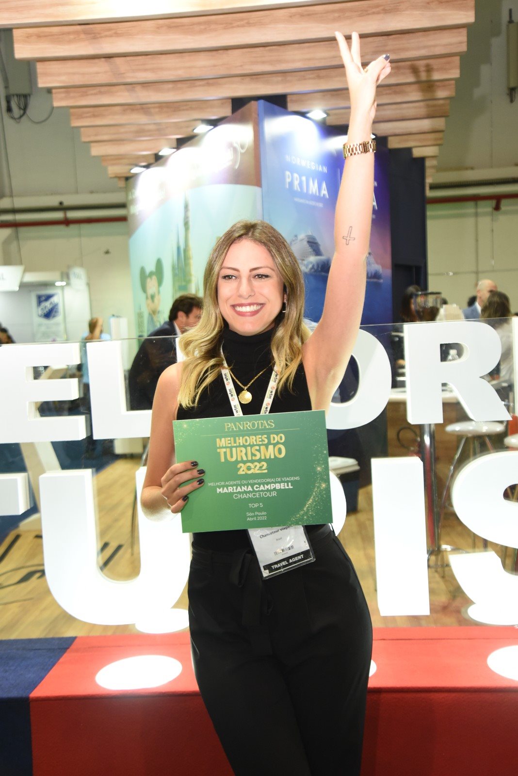 Mariana Campbell, da ChanceTour, eleita uma das melhores agentes de viagens no MELHORES DO TURISMO PANROTAS 2022
