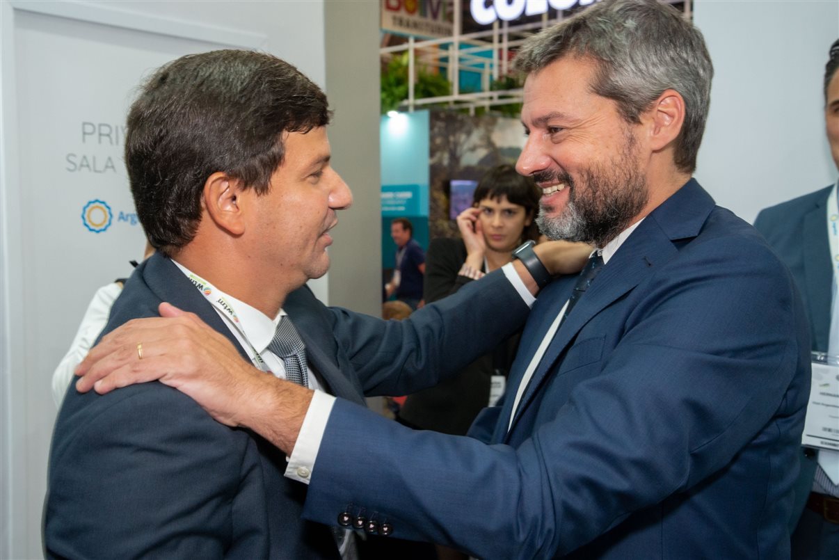 Ministro do Turismo do Brasil, Carlos Brito, e ministro do Turismo da Argentina, Matías Lammens
