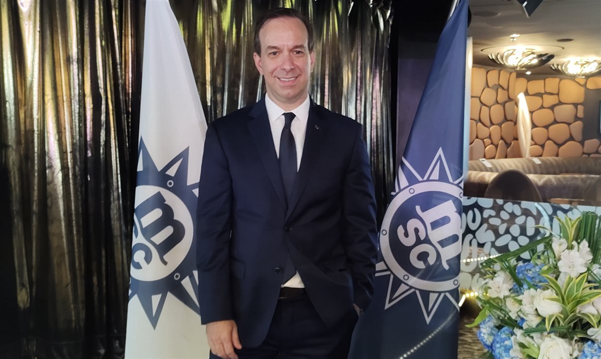 Adrin Ursilli, diretor da MSC Cruzeiros no Brasil