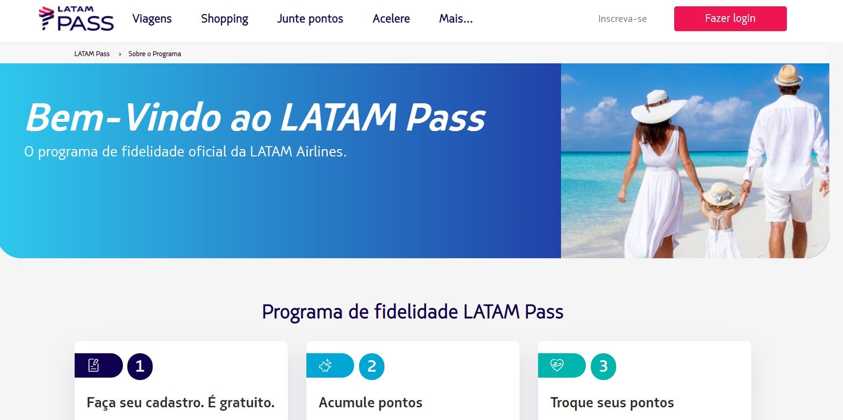 A plataforma Latam Pass será totalmente atualizada entre 17 e 23 de maio