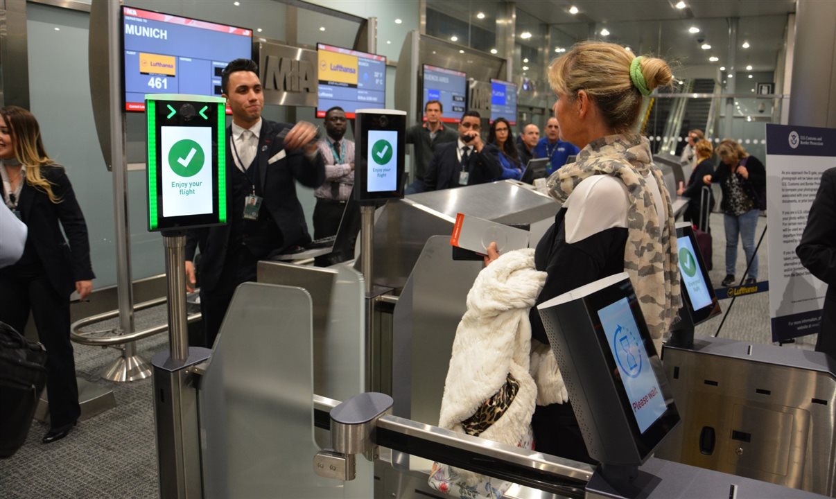 Aeroporto pretende ter a maior disponibilidade de tecnologia biométrica dos Estados Unidos
