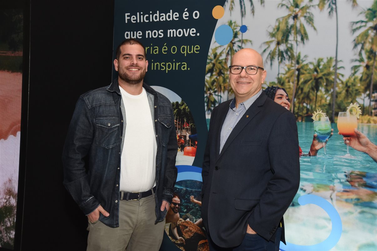 Fernando Sampaio, diretor da Outsider Tours, e Gustavo Hahn, diretor de Vendas da operadora em São Paulo 