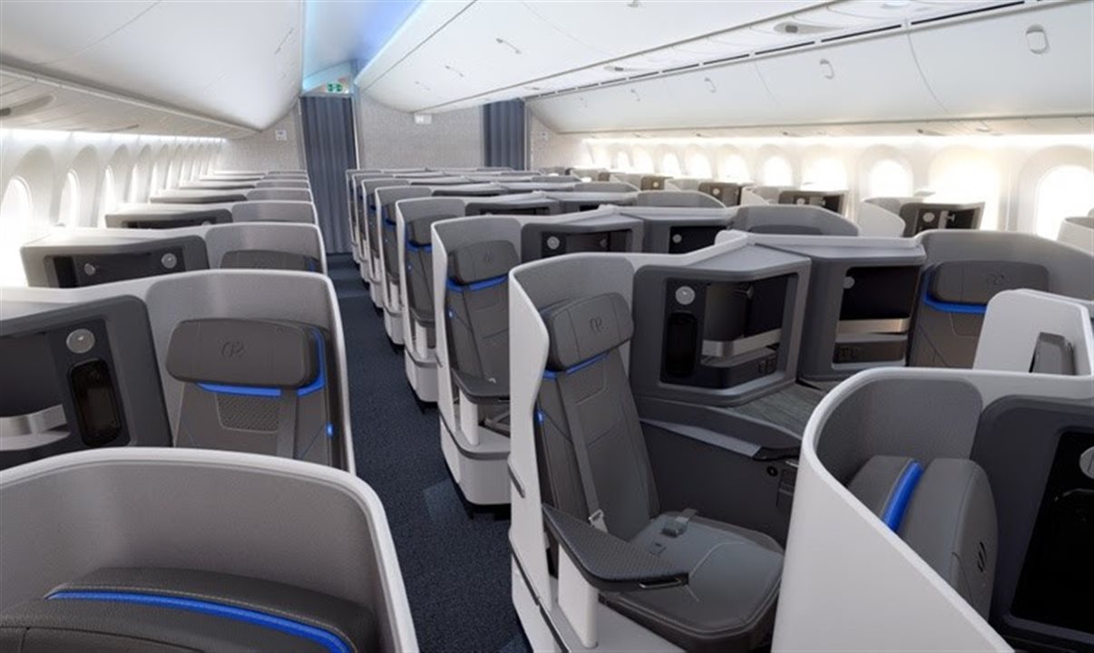 Os passageiros podem acessar os espaços para voos operados ou com conexões oferecidas pela companhia