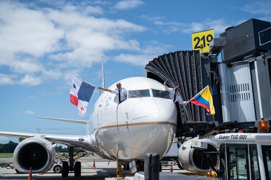A Copa Airlines passa a operar em 11 cidades da Colômbia