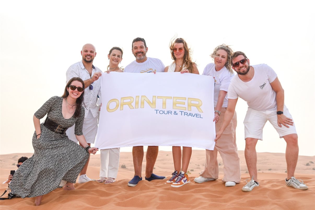A equipe da Orinter: Aline Pimenta, Wesley Lavezzo, Jacqueline Ledo, Jorge Souza, Mariana Bruscato, Daniele Merighi e Eduardo Vansan