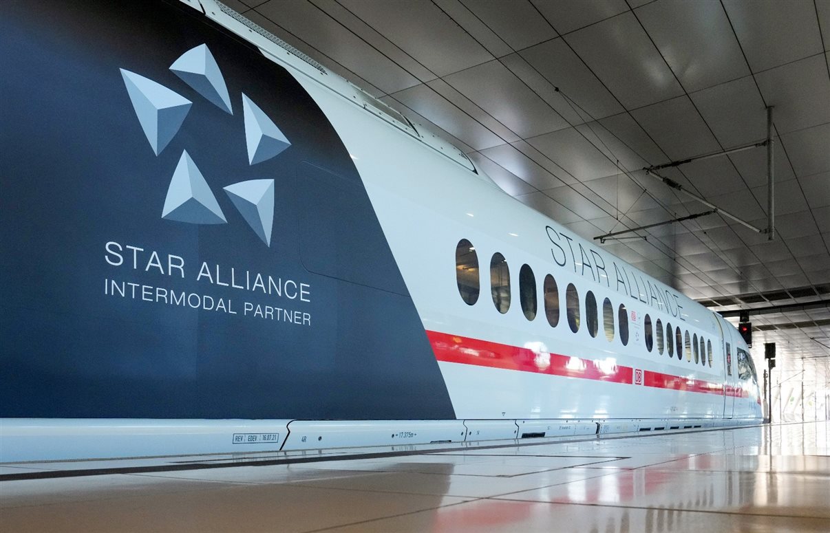 A nova parceria entre a DB e a Star Alliance baseia-se no programa Lufthansa Express Rail