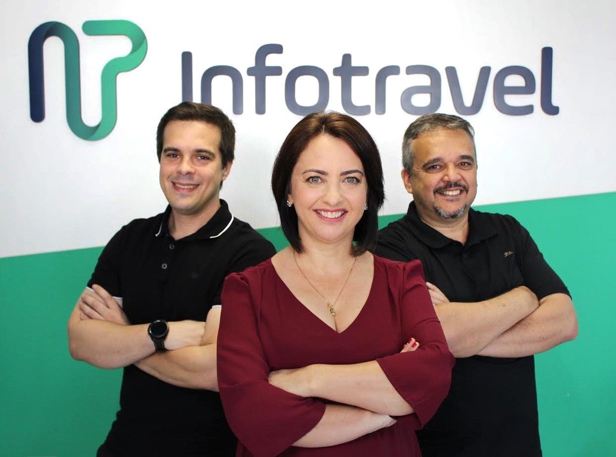 Arquimedes Ananias (diretor de Tecnologia), Rosiana Batista (diretora Financeira), Laercio Ananias (CEO)