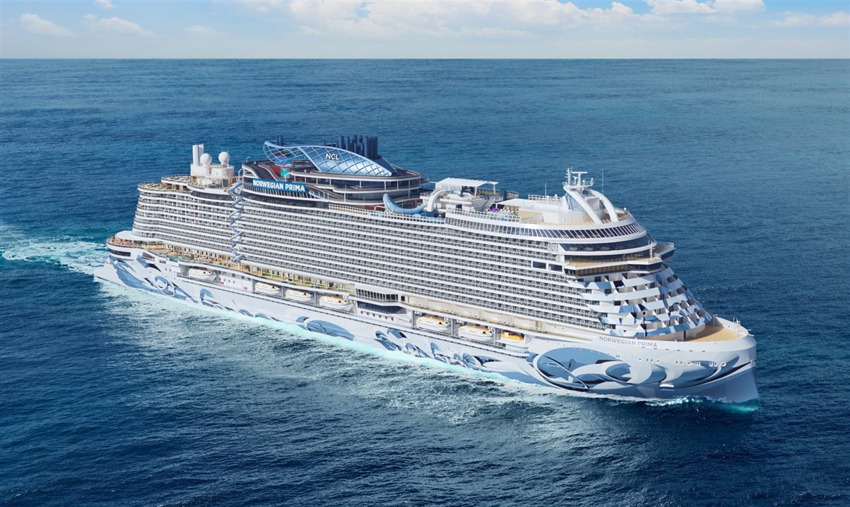 Norwegian Cruise Line Holdings atingiu EBITDA ajustado de aproximadamente US$ 515 milhões, acima da orientação de US$ 485 milhões