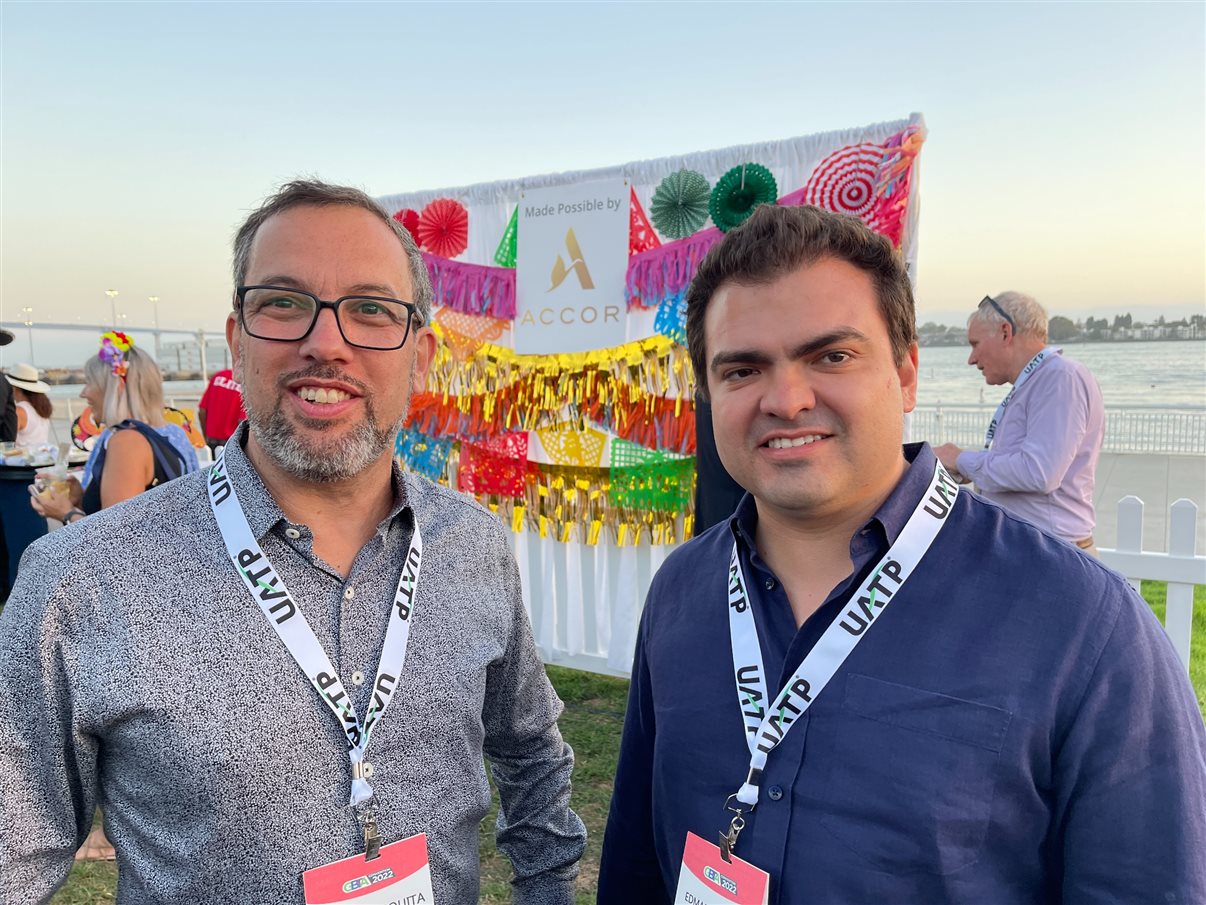 Felipe Mesquita e Edmar Mendoza Bull, da Copastur