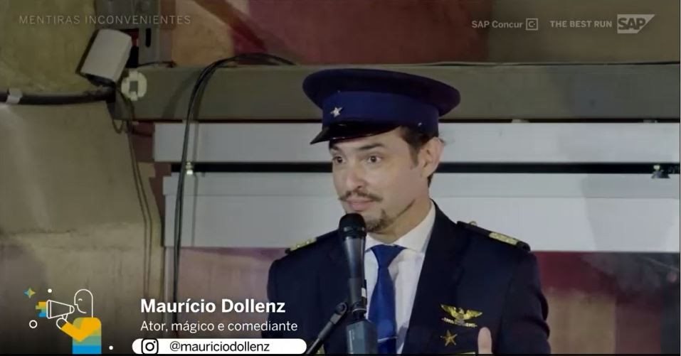 Maurício Dollenz se apresentou durante SAP Concur Show