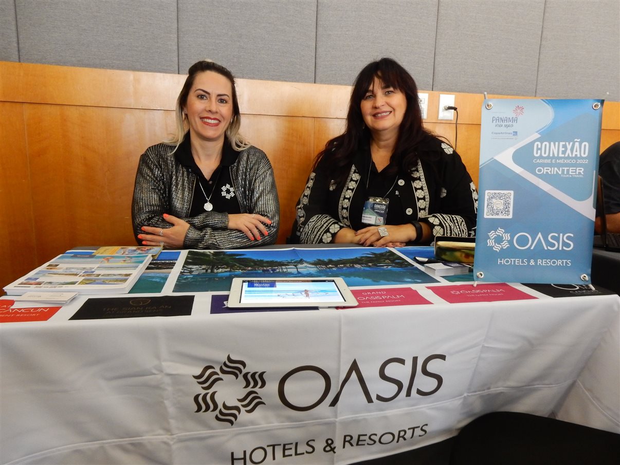 Renata Meyer y Mari Magalhães, de Oasis Hotels & Resorts