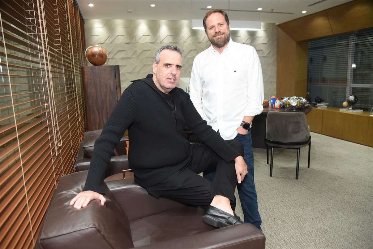 Marcelo Cohen, presidente da BeFly, e Luciano Guimarães, vice-presidente da empresa