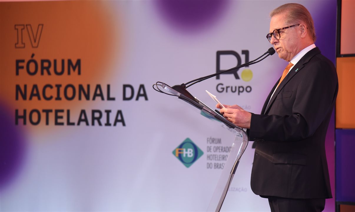 Orlando de Souza fez um dos discursos de abertura no evento