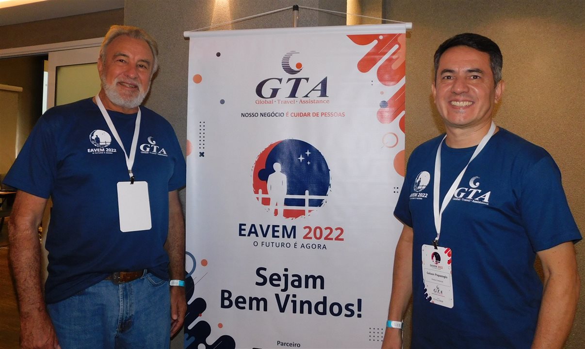 O presidente da GTA, Celso Guelfi, e o diretor comercial da empresa, Gelson Popazoglo