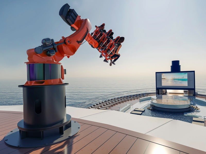 O MSC Seascape, que será inaugurado em dezembro, contará com o Robotron