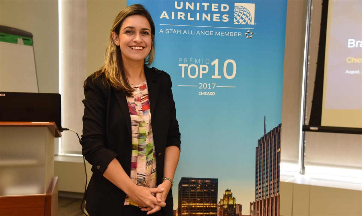 Sandra Kaspar, diretora de Vendas Lazer da United Airlines nos EUA