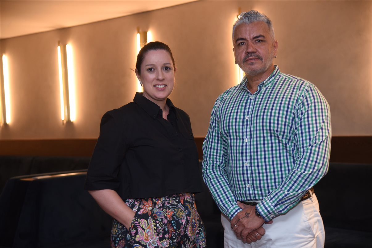 Barbara Salles, diretora da rede Luzeiros no Brasil, e Carlos Nascimento, diretor da Collection Hotels e representante da rede