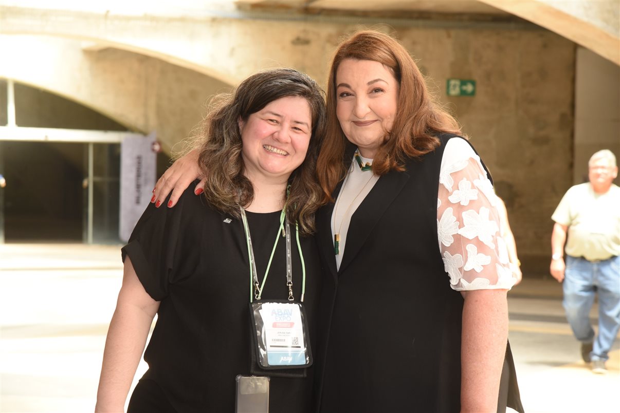 Jerusa Hara e Magda Nassar, duas das maiores responsáveis pela Abav Expo 2022