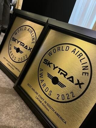 Prêmio é do World Airline Awards da Skytrax, um dos principais da aviação global