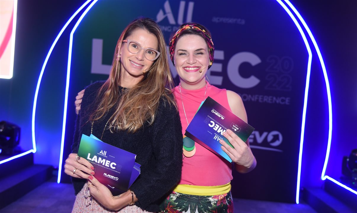 A diretora executiva da Alagev, Giovana Jannuzzelli, e a presidente da MPI Brasil, Juliana Aranega