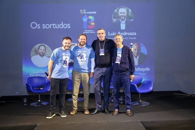 Luiz Andreaza, Luti Guimarães, Marcelo Cohen e Elói Oliveira
