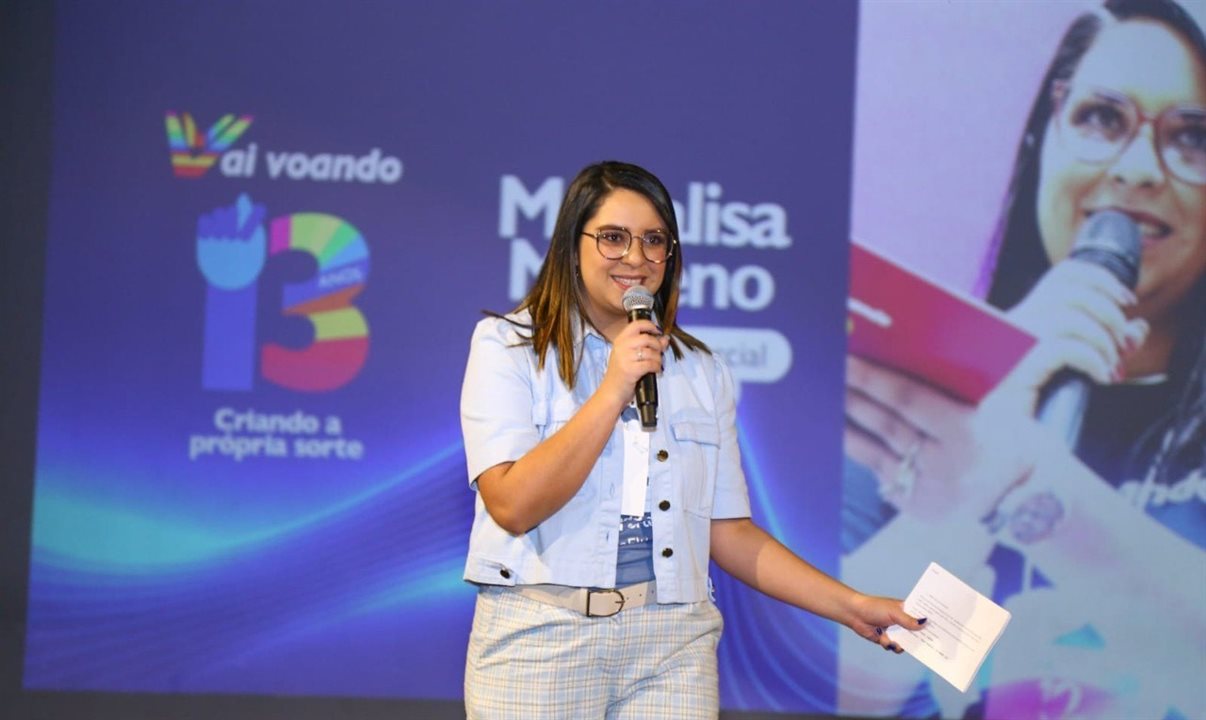 Monalisa Moreno, gerente comercial da Vai Voando, também esteve presente no evento