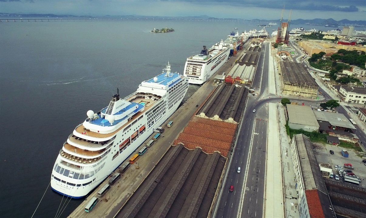Espera-se uma média de quase 100 mil turistas desembarcando no terminal de cruzeiros do Rio de Janeiro em março