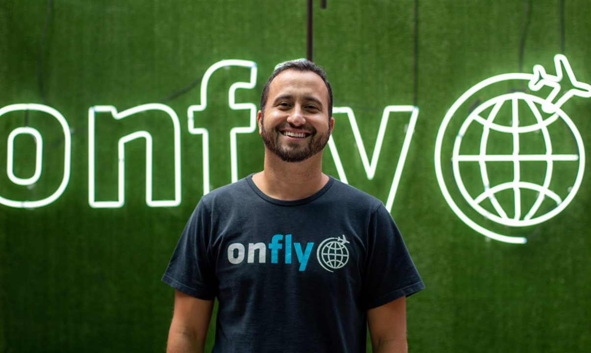 O CEO da Onfly, Marcelo Linhares